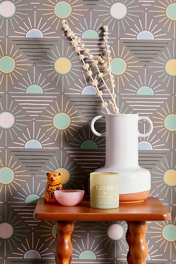 Urban Outfitters Geo Sun Removable Wallpaper