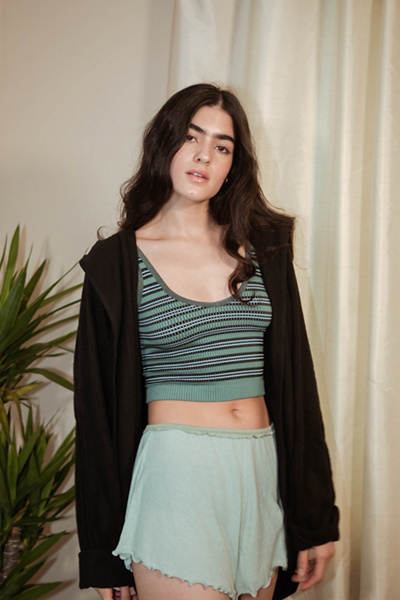 out from under houston hooded cardigan