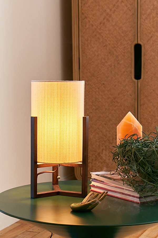 Urban Outfitters Quinn Lantern Table Lamp In Natural