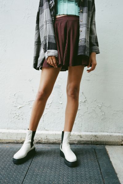 Vagabond Shoemakers Tara Tall Chelsea Boot In White
