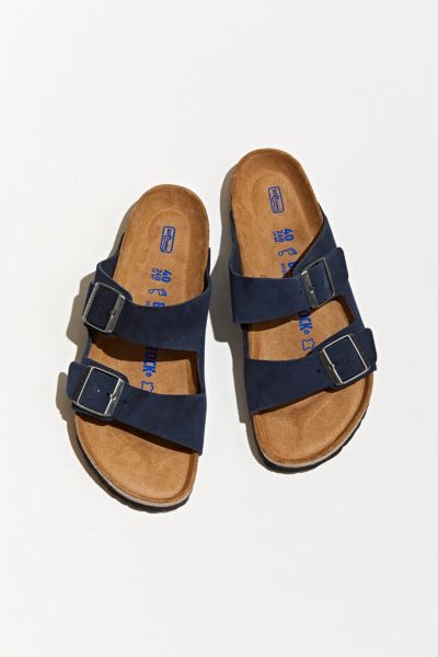 Birkenstock Arizona Soft Footbed Sandal In Navy