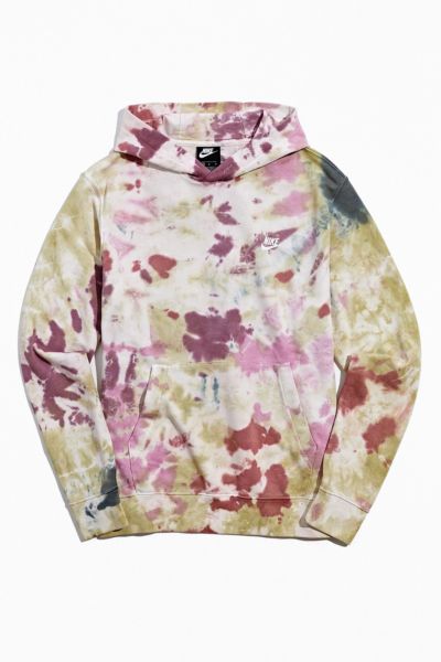 NIKE SPORTSWEAR TIE-DYE HOODIE SWEATSHIRT,56625536