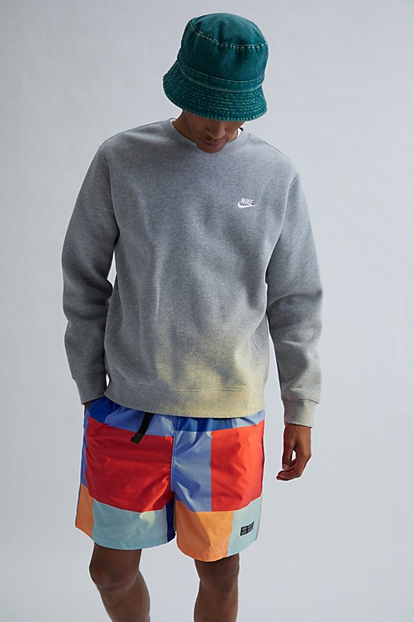 Nike Sportswear Club Fleece Crew Neck Sweatshirt In Dark Grey