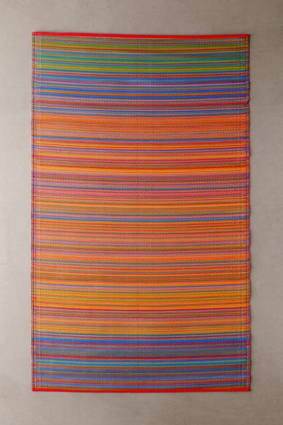 Urban Outfitters Cozumel Indoor/outdoor Rug In Orange Assorted At