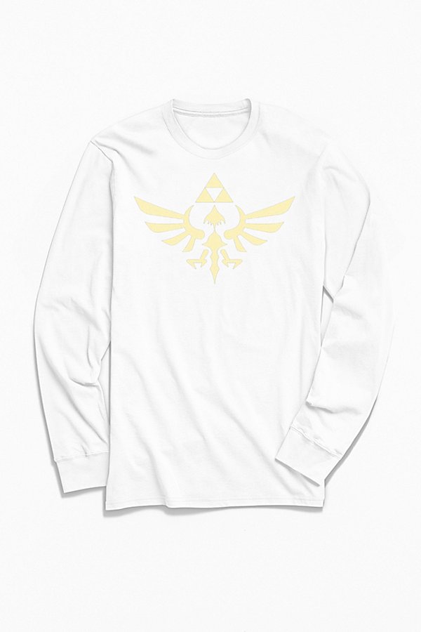 Urban Outfitters The Legend Of Zelda Long Sleeve Tee In White