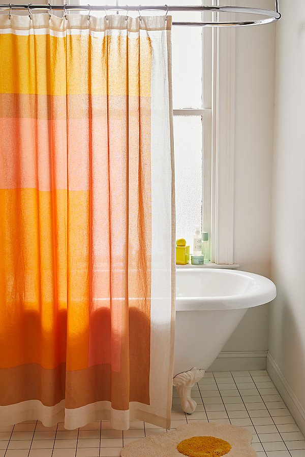 Urban Outfitters Kiko Shower Curtain In Yellow Multi