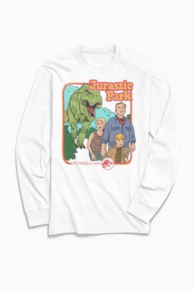 URBAN OUTFITTERS JURASSIC PARK VINTAGE CARTOON LONG SLEEVE TEE 57127649