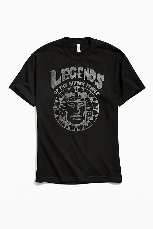 Urban Outfitters Legends Of The Hidden Temple Tee In Black