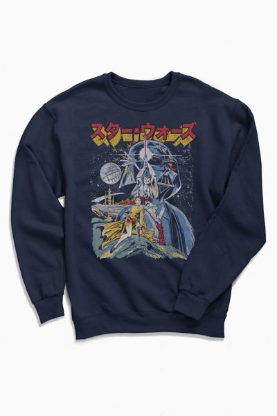 URBAN OUTFITTERS STAR WARS RETRO KANJI CREW NECK SWEATSHIRT 57182362