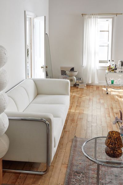 Urban Outfitters Selene Sofa In White