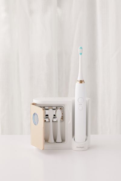 Dazzlepro Elements Sonic Toothbrush With Uv Sanitizing Charging Base In Gold