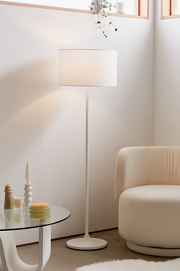 Urban Outfitters Oslo Floor Lamp In White