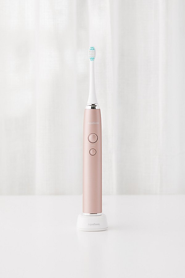 Aquasonic Vibe Series Electric Toothbrush In Pink