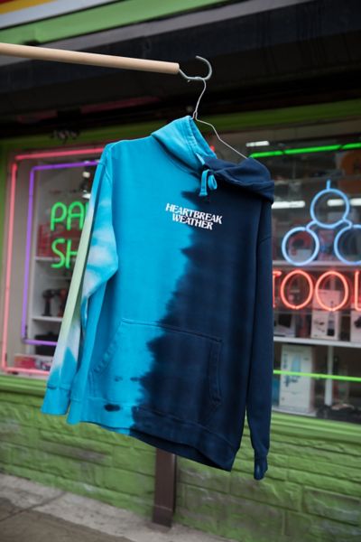 Urban Outfitters Niall Horan Uo Exclusive Heartbreak Weather Hoodie Sweatshirt In Blue