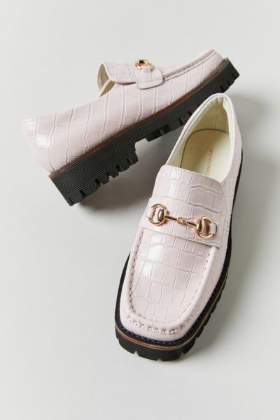 intentionally blank croc loafer