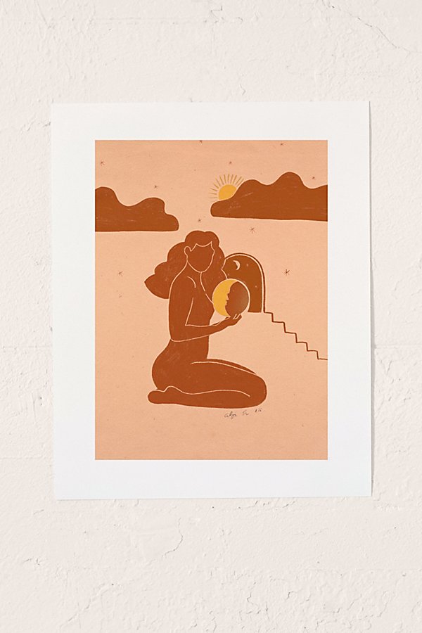 Alja Horvat Uo Exclusive Holding The Sun Art Print In No Frame