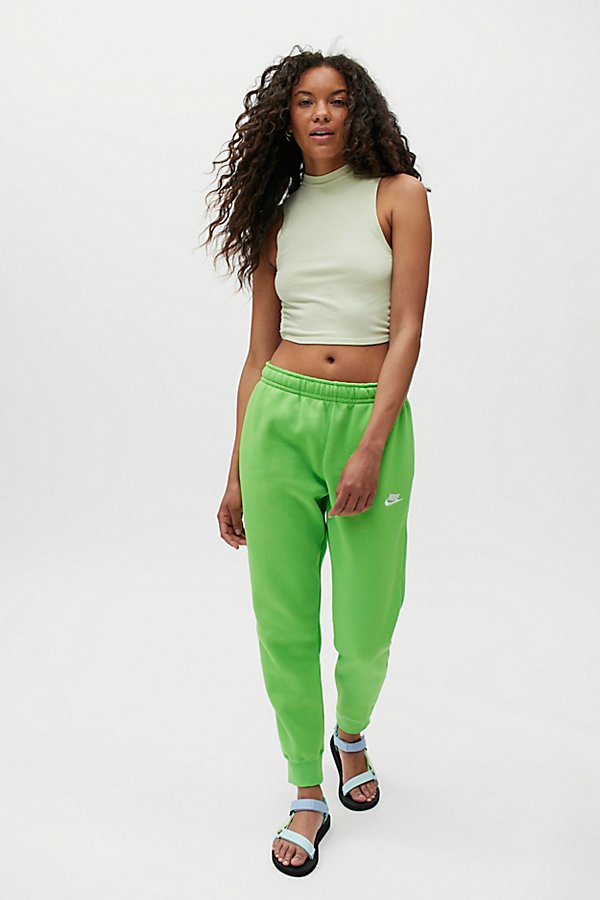 Nike Sportswear Club Logo Fleece Jogger Pant In Green
