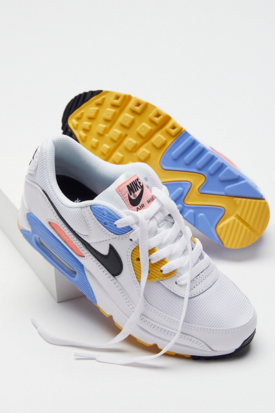 Nike Air Max 90 Colour Block Sneakers In White