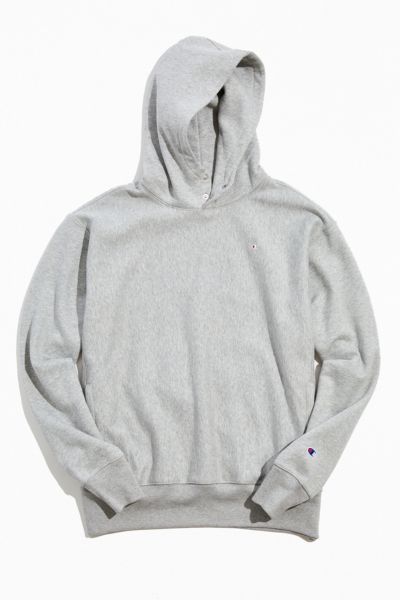 Champion Uo Exclusive Snap Hoodie Classic Sweatshirt In Grey