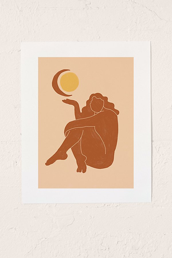 Alja Horvat Uo Exclusive The Sun The Moon Art Print In No Frame