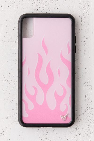 Wildflower Pink Flame Print Iphone Case In Iphone Xr