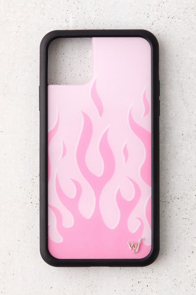 Wildflower Pink Flame Print Iphone Case In Iphone 11 Pro Max
