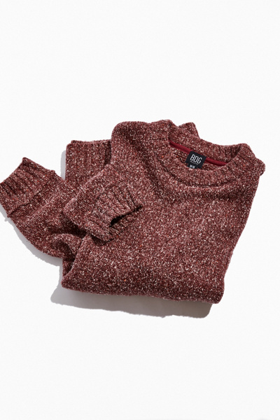 Urban Outfitters Bdg Neppy Crew Neck Sweater In Chocolate | ModeSens