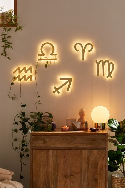 Urban Outfitters Zodiac Glow Led Sign In Cancer