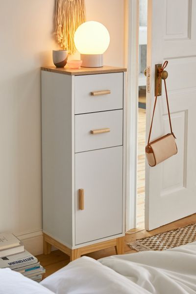 Urban Outfitters Piper 3-drawer Storage Cabinet In White