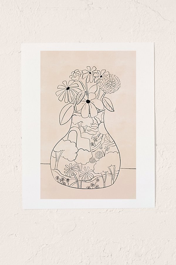 Alja Horvat Flower Vase Art Print In No Frame
