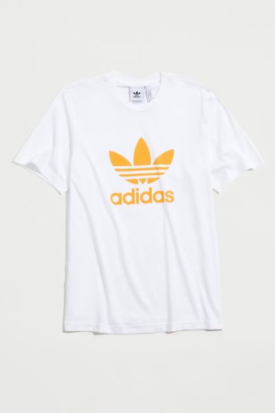 Adidas Originals Trefoil Logo Tee In White