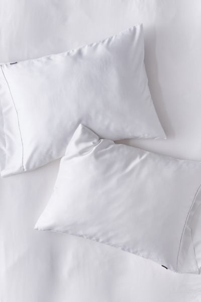 Shop Ettitude Bamboo Sateen Pillowcase Set In White At Urban Outfitters