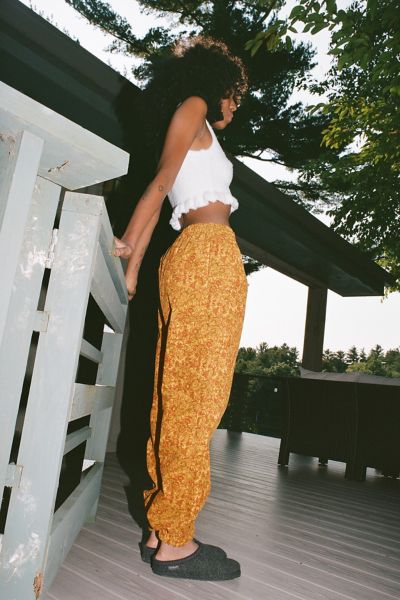 Urban outfitters yellow outlet pants