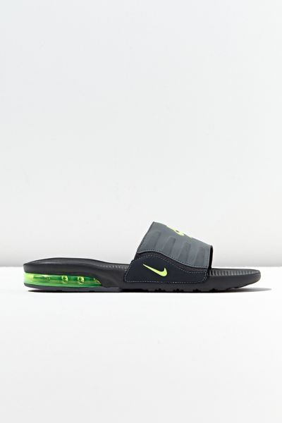 Nike Air Max Camden Slide Sandal In Anthracite/volt/dark