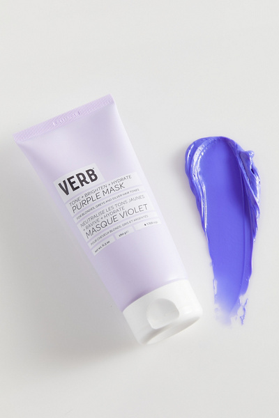 Verb Brighten And Toning Purple Mask For Blonde Hair In White