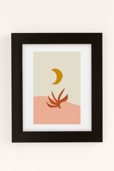 Grace Waxing Crescent Moon Art Print