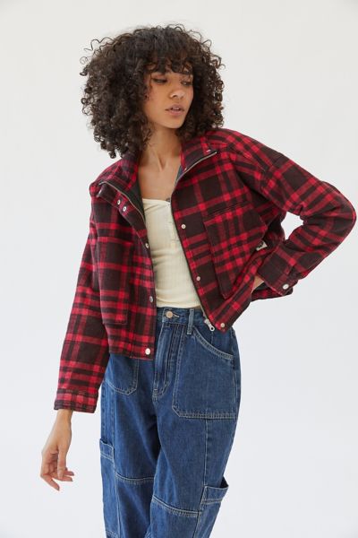 urban outfitters plaid jacket