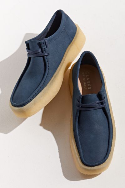 clarks wallabee cup blue