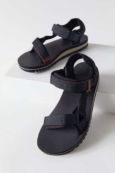 Teva Universal Trail Recycled Plastic And Rubber Sandals In Black