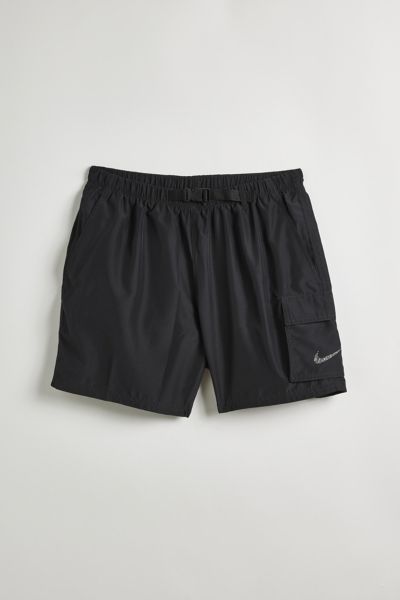 Shop Nike Packable Belted Cargo Short In Black, Men's At Urban Outfitters