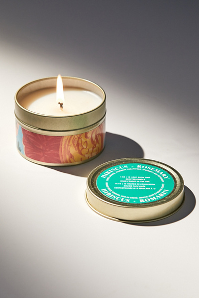 urban outfitters tobacco candle Urban Outfitters Gold Artist Print Tin 4 oz Candle In Tabac And Citron