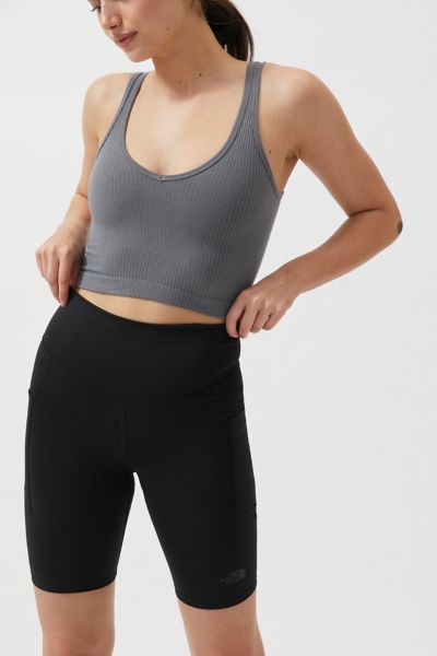 The North Face Motivation High Waist Pocket Short Tights In Black