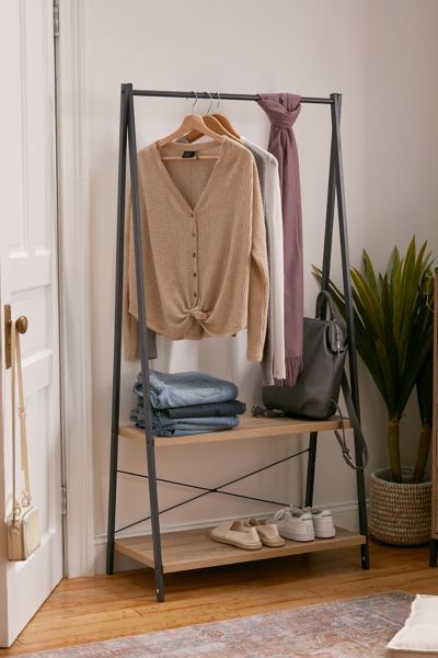 Urban outfitters best sale wooden clothing rack