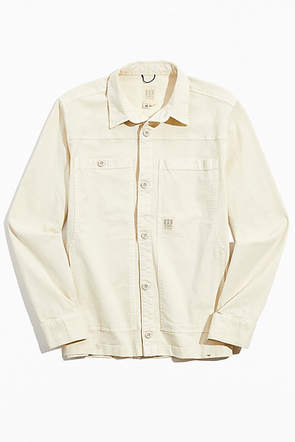 Topo Designs Dirt Jacket In Ivory