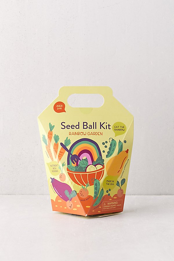 Modern Sprout Diy Seed Ball Kit In Rainbow Garden