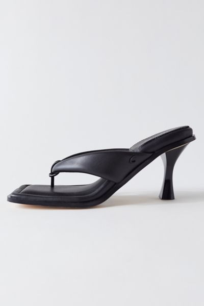 Circus By Sam Edelman Skeet Womens Faux Leather Flip Flop Thong Sandals In Black