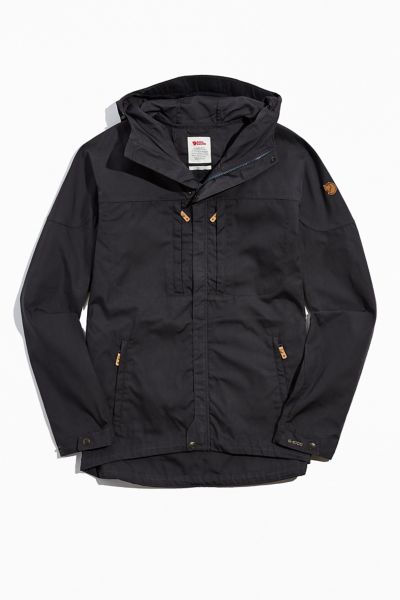 Fjall Raven Skogso Waxed Jacket In Dark Grey