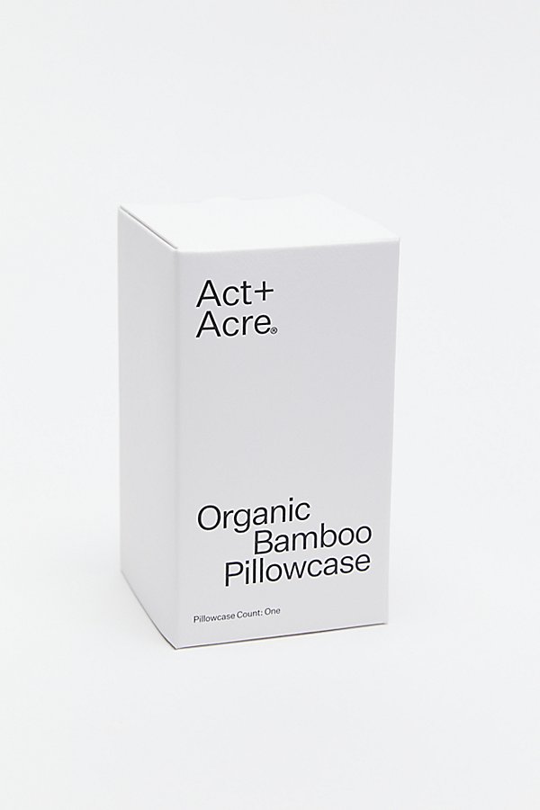 Act+acre Organic Bamboo Pillowcase In Assorted