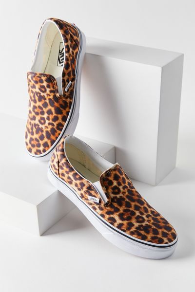 Vans Leopard Slip-on Sneaker In Leopard