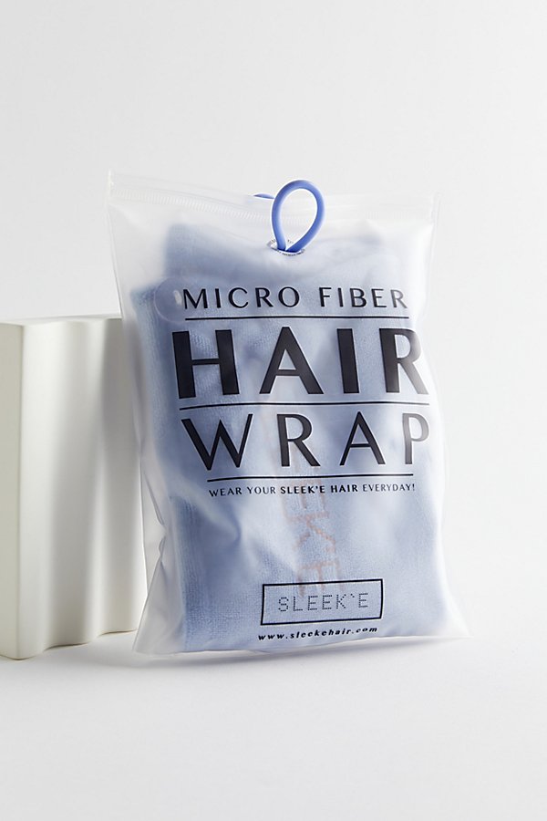 Sleek'e Microfiber Hair Wrap In Blue